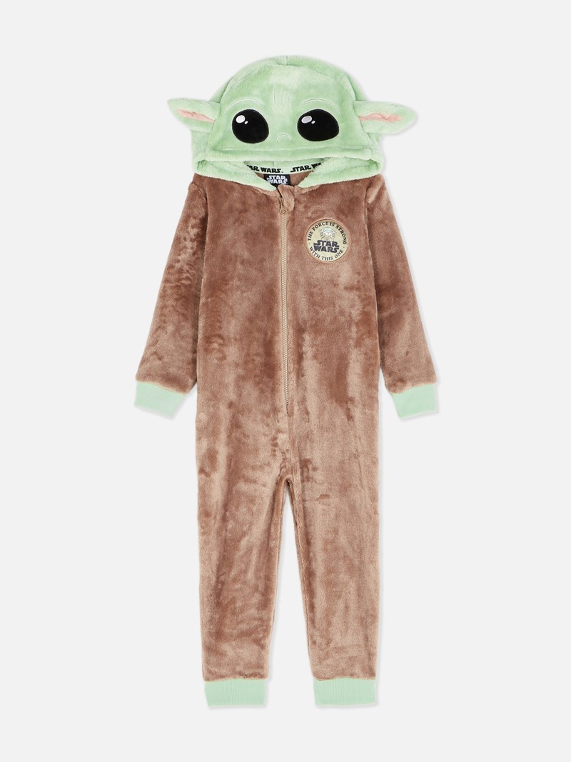 Ropa Interior Primark Star Wars Baby Yoda Onesie Niños Marrones | 9316MZSAX