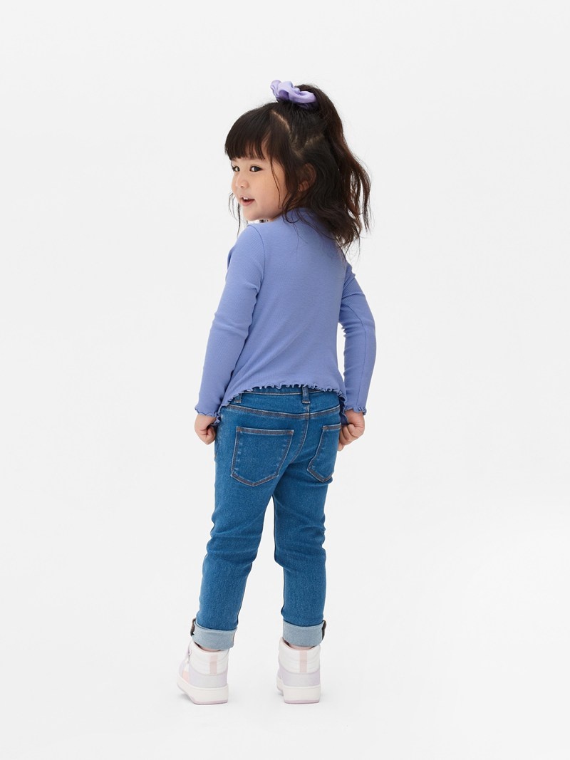 Ropa Primark Acanalado Lettuce Trim Niños Azules | 0261TIXUR