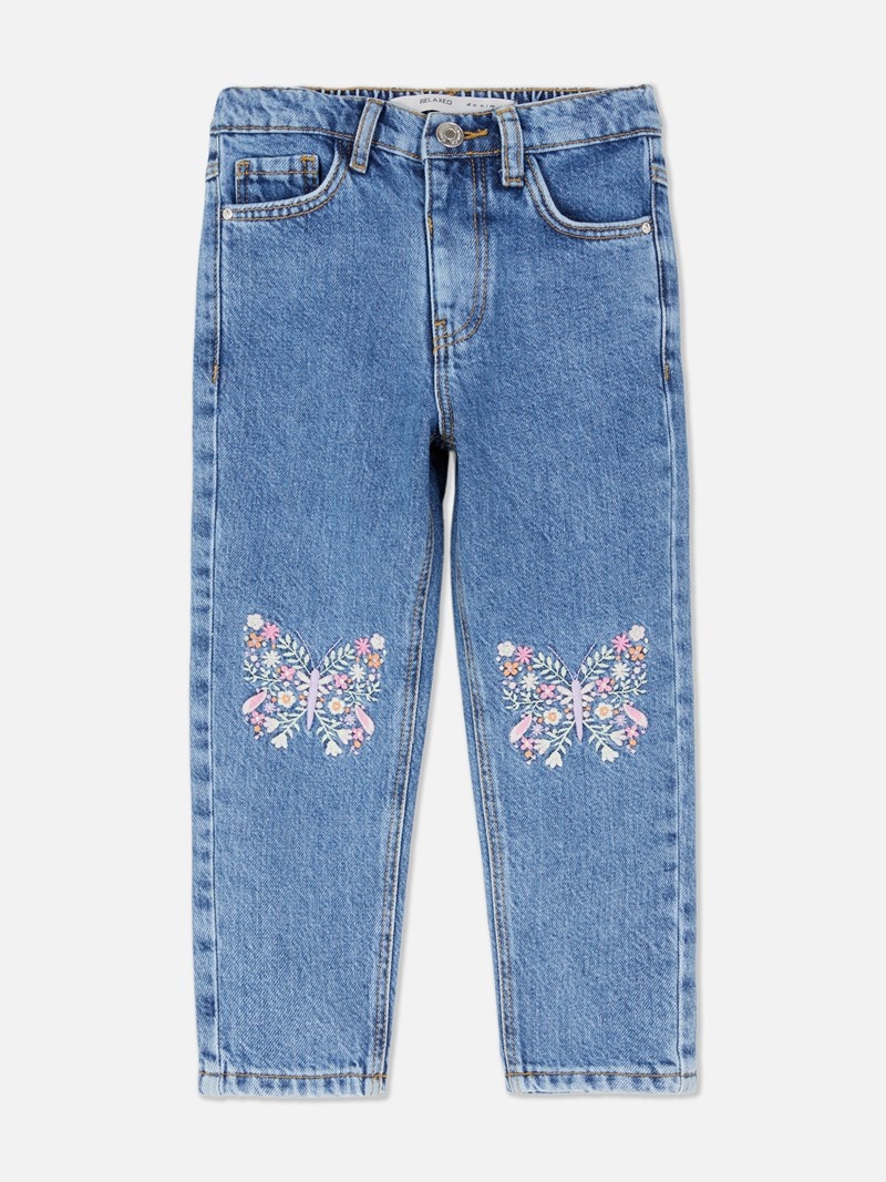 Ropa Primark Butterfly Embroidered Niños Azules | 0853RVWDF