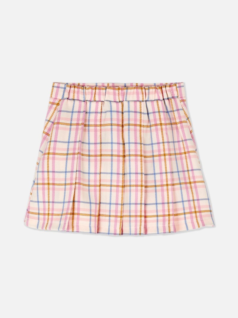 Ropa Primark Checked Plisado Niños Blancas | 8597KAFND