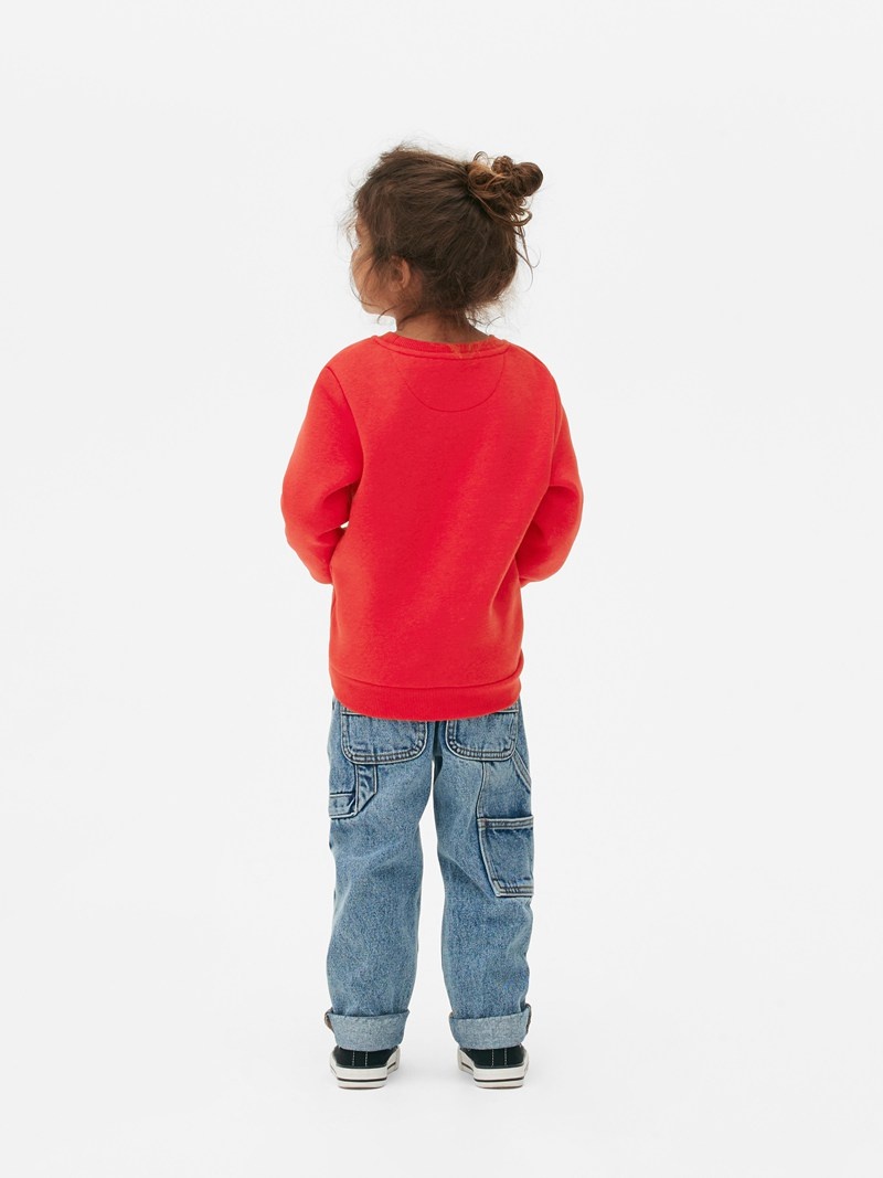 Ropa Primark Chicago Estampadas Sweat Niños Rojas | 7826AZVSR