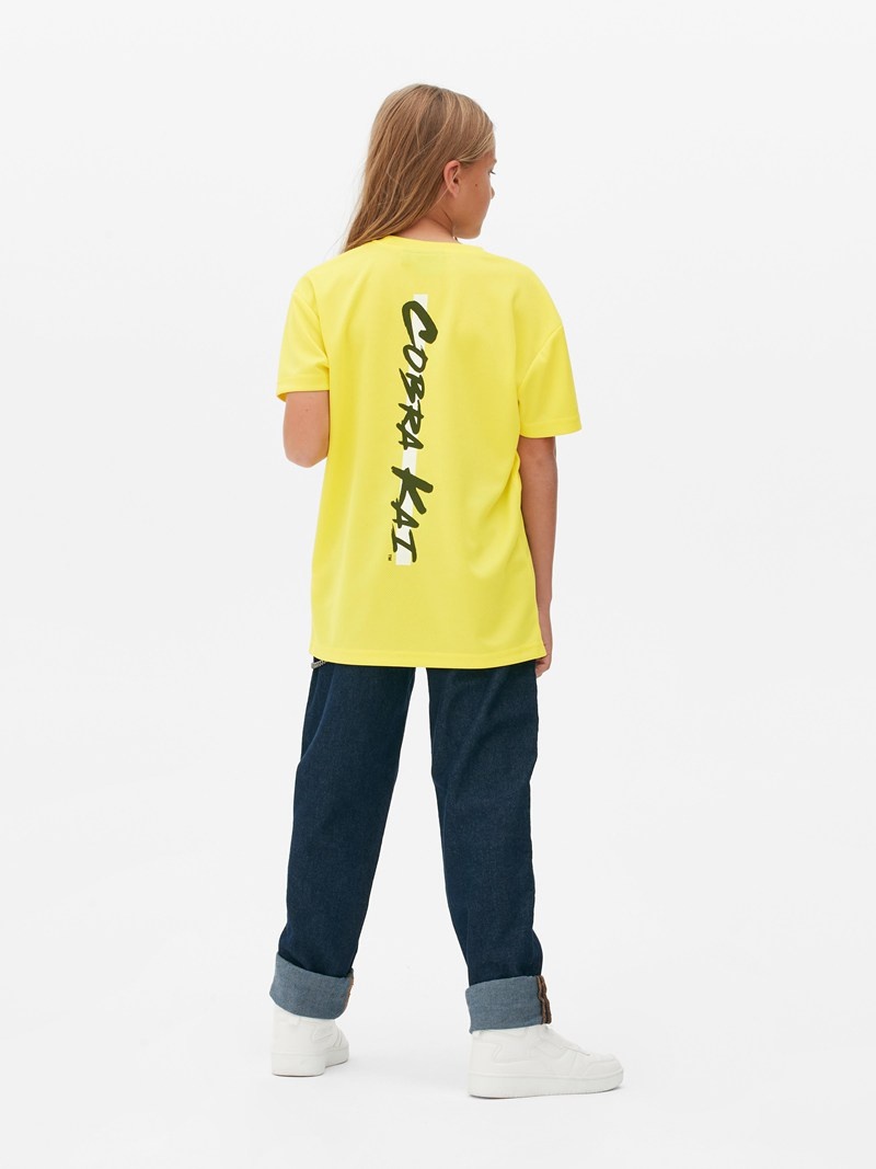 Ropa Primark Cobra Kai Logo Niños Amarillo | 0973BGYCS