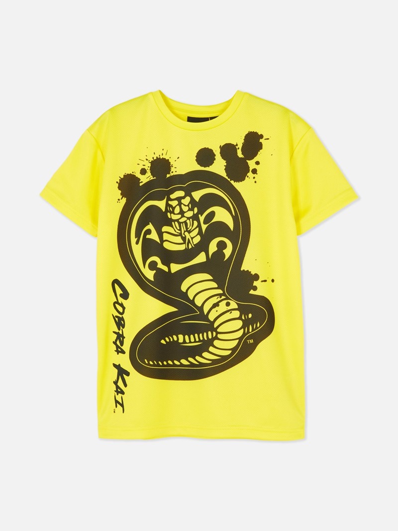 Ropa Primark Cobra Kai Logo Niños Amarillo | 0973BGYCS