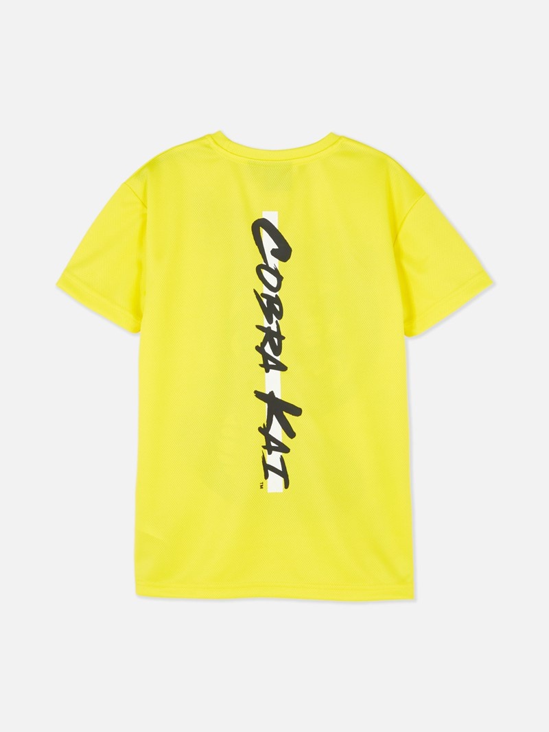 Ropa Primark Cobra Kai Logo Niños Amarillo | 0973BGYCS