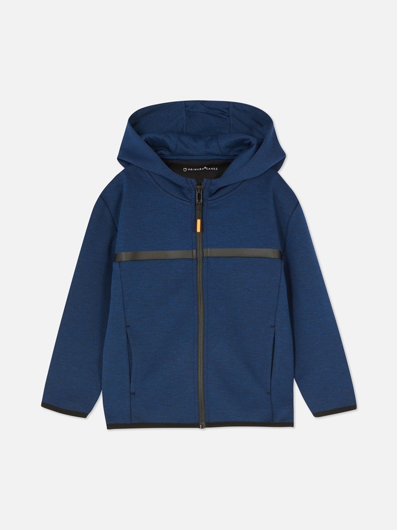 Ropa Primark Contrast Detail Zip Hoodie Niños Azul Marino | 1832VCFQT