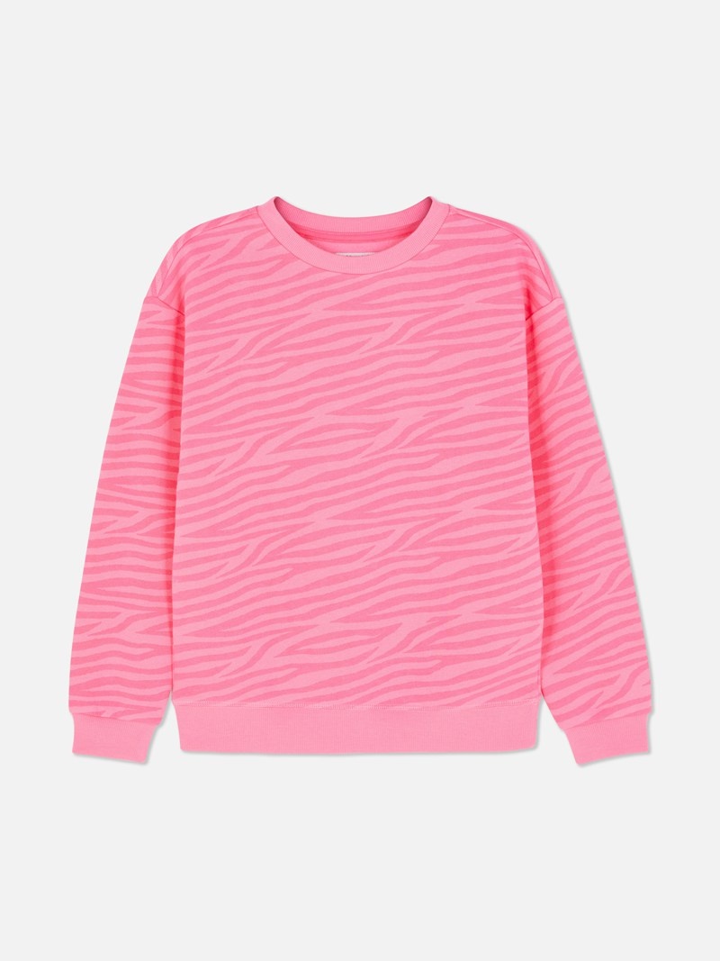 Ropa Primark Crew Neck Sweat Niños Rosas | 4709ZASGF