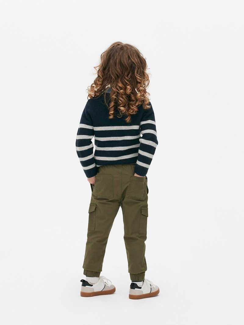 Ropa Primark Cuffed Cargo Niños Verde Oliva | 9741TESKZ