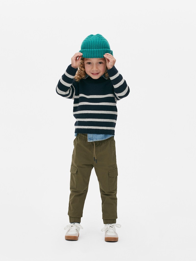 Ropa Primark Cuffed Cargo Niños Verde Oliva | 9741TESKZ