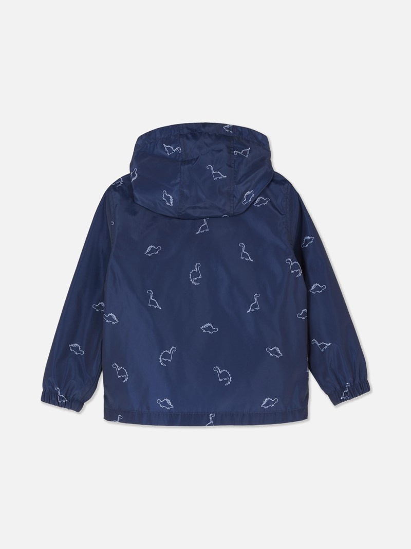 Ropa Primark Dinosaur Packable Rain Jacket Niños Azul Marino | 2418FRZTP