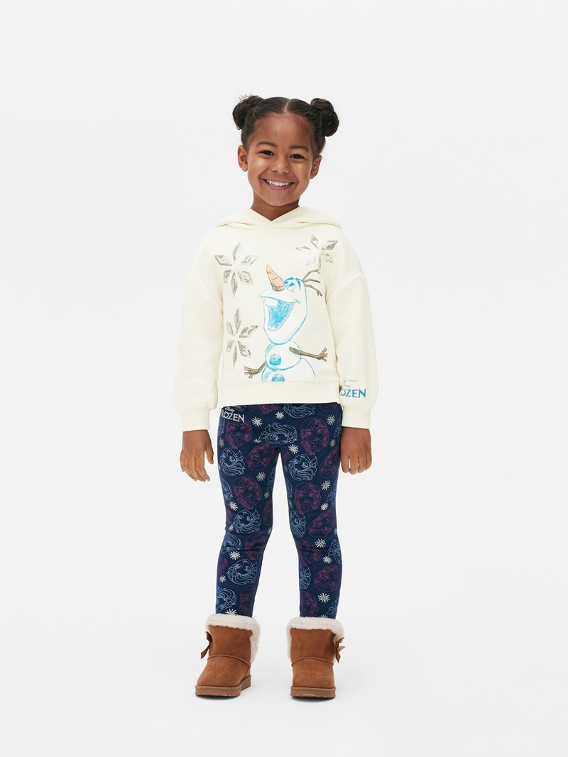 Ropa Primark Disney’s Frozen Olaf Sequin Hoodie Niños Beige | 3762JEKRD