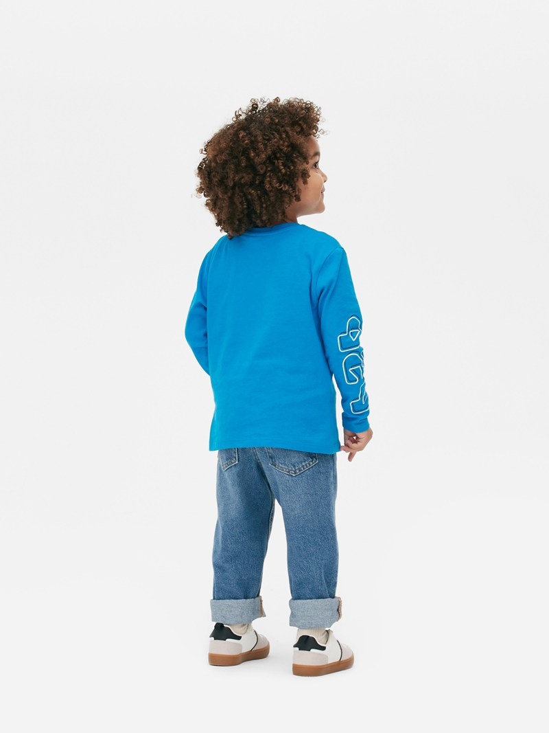 Ropa Primark Disney's Lilo and Stitch Long Sleeve Niños Azules | 7369BRGMU