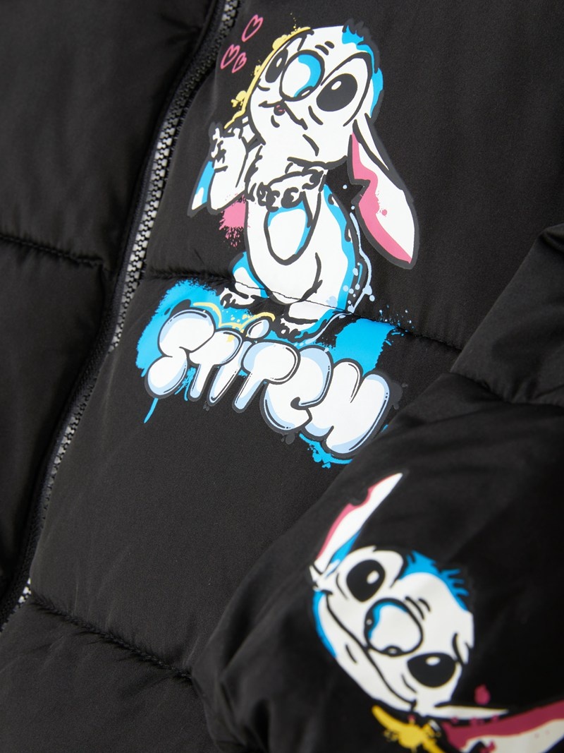 Ropa Primark Disney’s Lilo and Stitch Puffer Jacket Niños Negras | 8405BMJPT