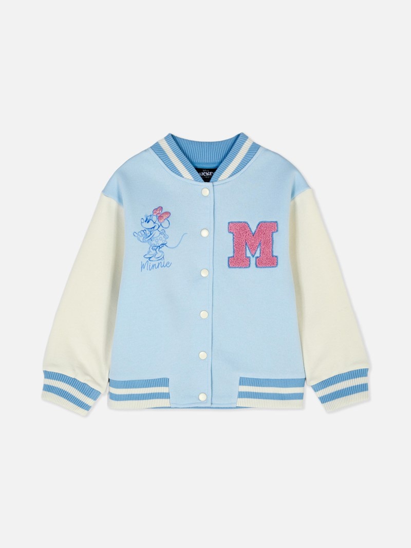 Ropa Primark Disney’s Minnie Mouse Baseball Jacket Niños Azules | 2163PNDJB