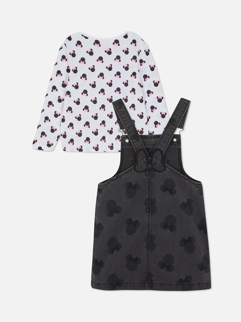 Ropa Primark Disney’s Minnie Mouse Overall Set Niños Gris | 5834RBLIA