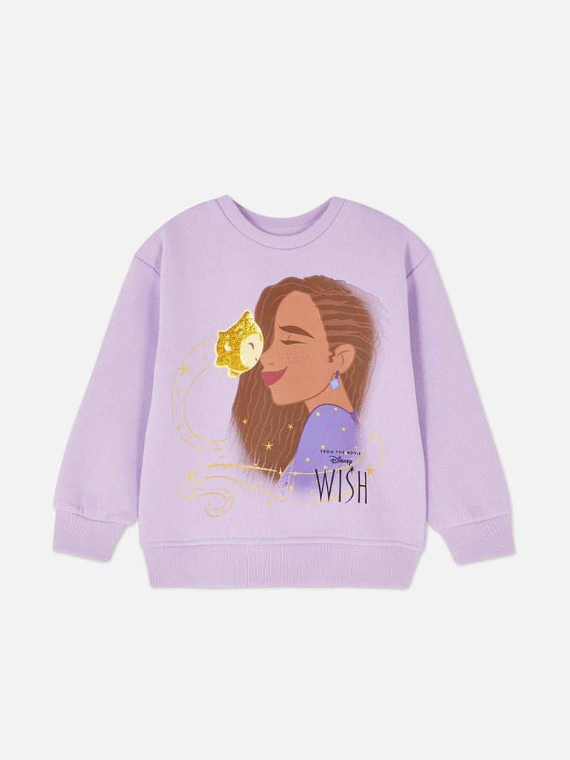 Ropa Primark Disney’s Wish Asha Sweat Niños Moradas | 4615JHGTN