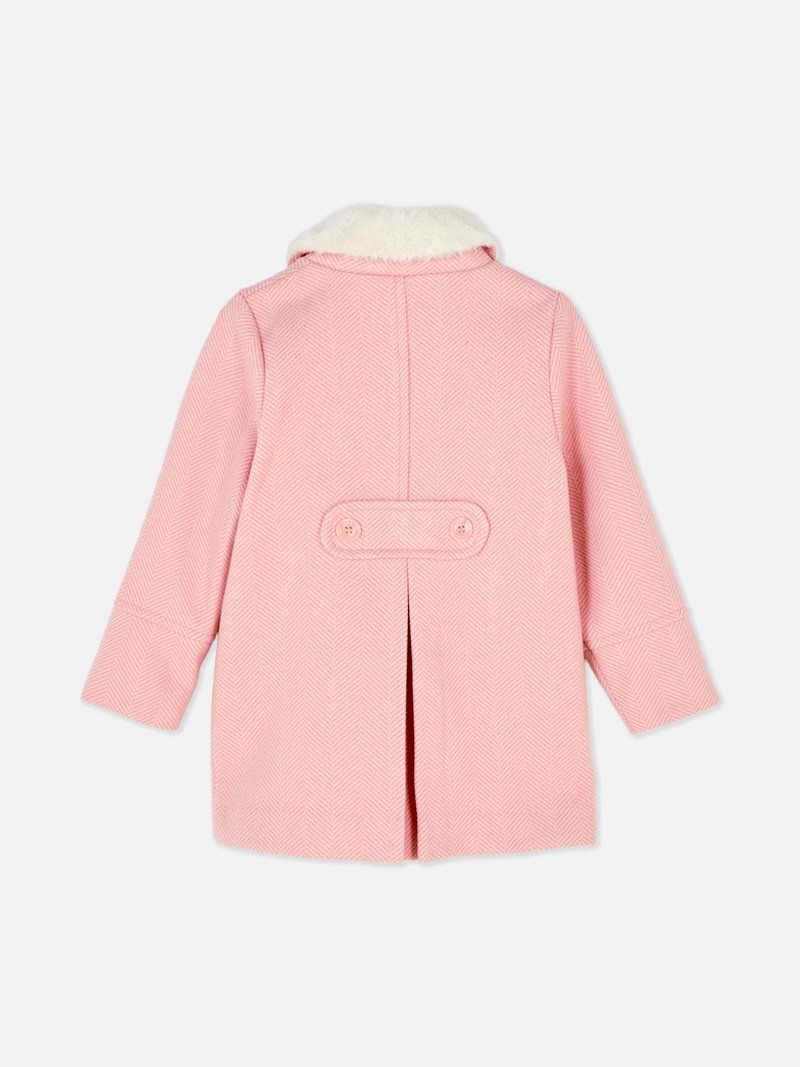 Ropa Primark Faux Fur Collar Niños Rosas | 8905POYBI