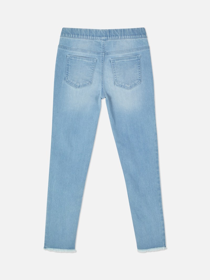 Ropa Primark Frayed Hem Jeggings Niños Azules | 2145UJVIL