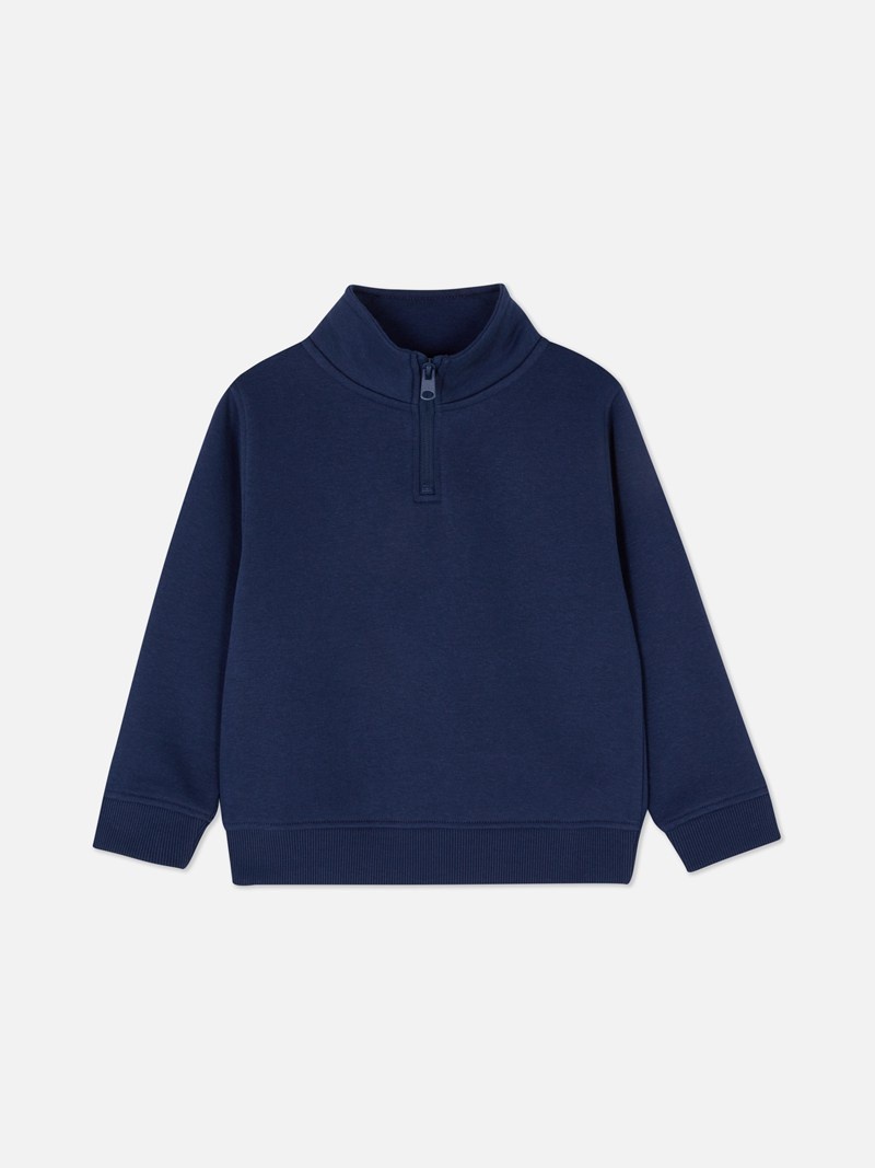 Ropa Primark Funnel Neck Sweat Niños Azul Marino | 5421RWKLV