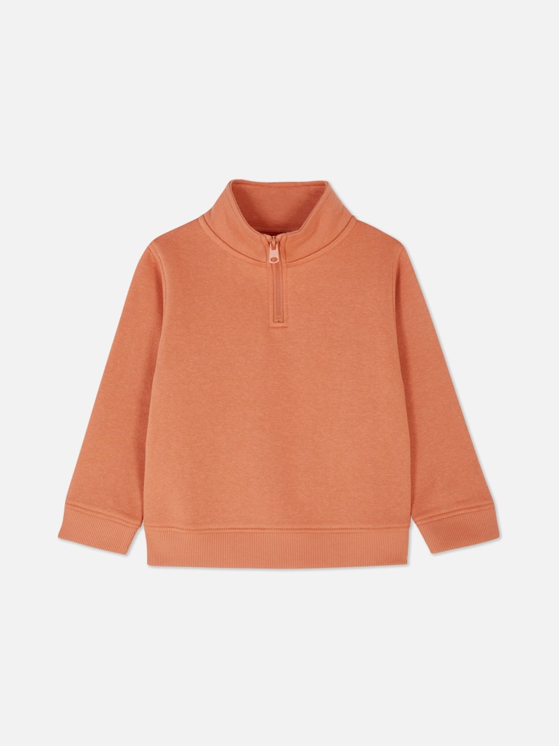 Ropa Primark Funnel Neck Sweat Niños Naranjas | 4763BLCFD