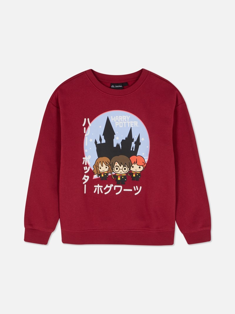 Ropa Primark Harry Potter™ Chibi Sweat Niños Burdeos | 4970GYDCB