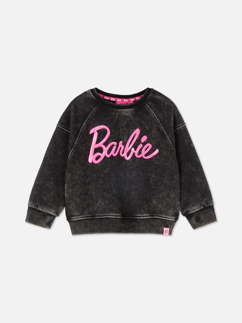 Ropa Primark Kids\' Barbie Acid Wash Sweat Niños Gris | 2640QIMHE