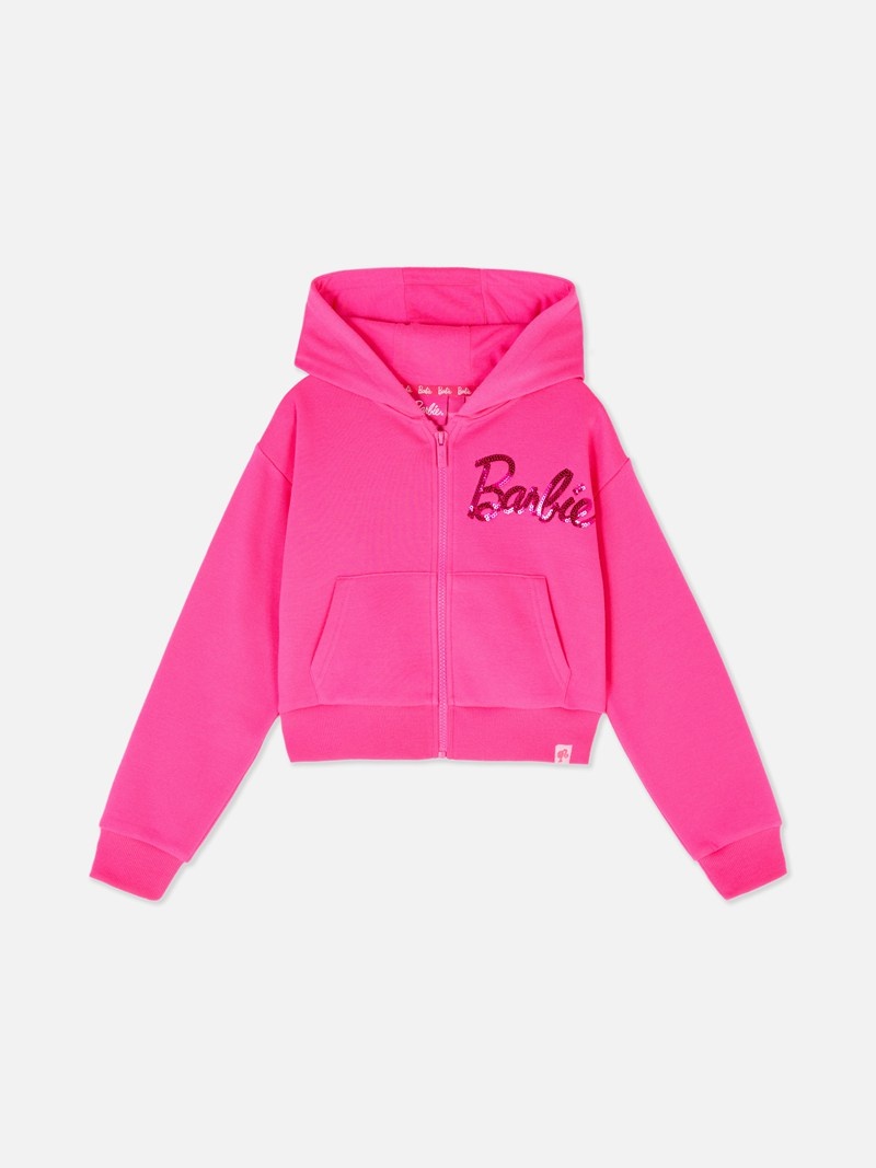 Ropa Primark Kids\' Barbie Sequin Zip Hoodie Niños Rosas | 2586ONVAE