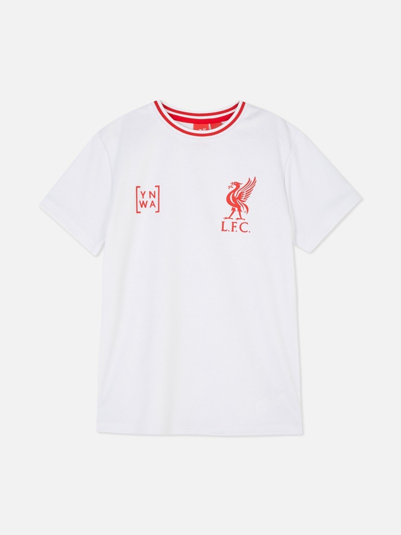 Ropa Primark Liverpool F.C. Sleeve Niños Blancas | 9631KEBTM