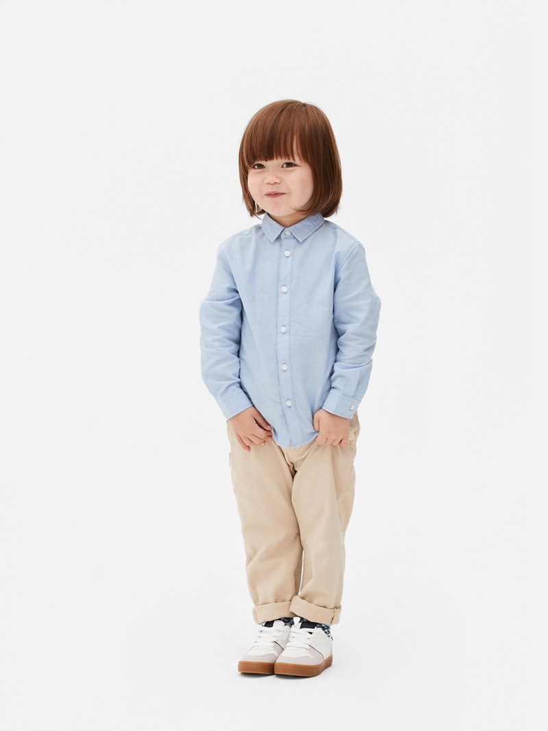 Ropa Primark Long Sleeve Niños Azules | 8361QYDKO