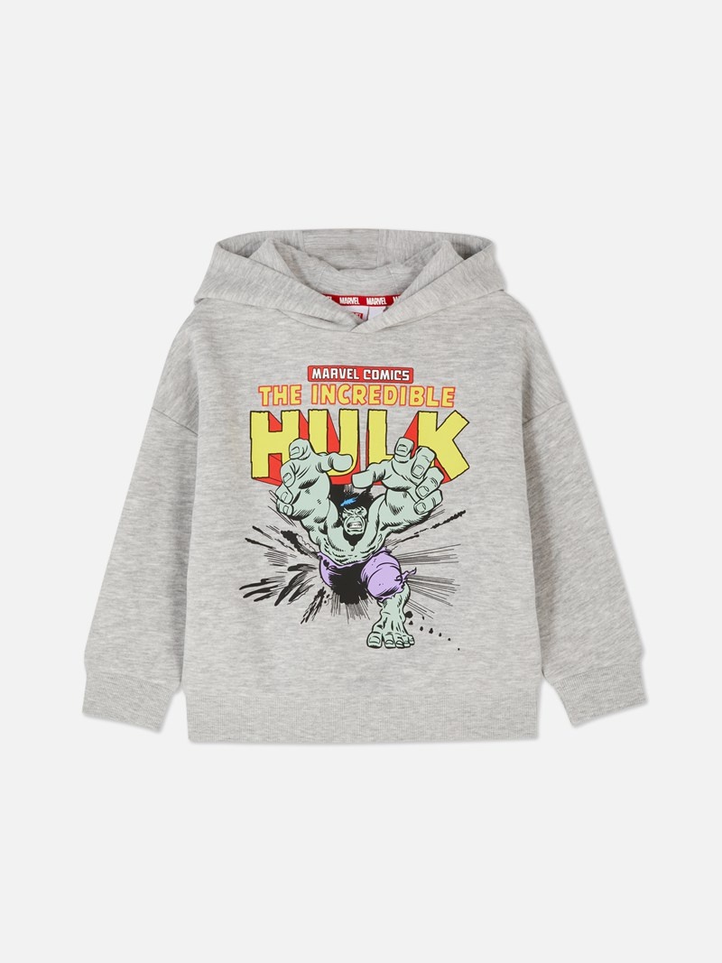 Ropa Primark Marvel Comics The Hulk Print Hoodie Niños Gris | 7310VGLXU