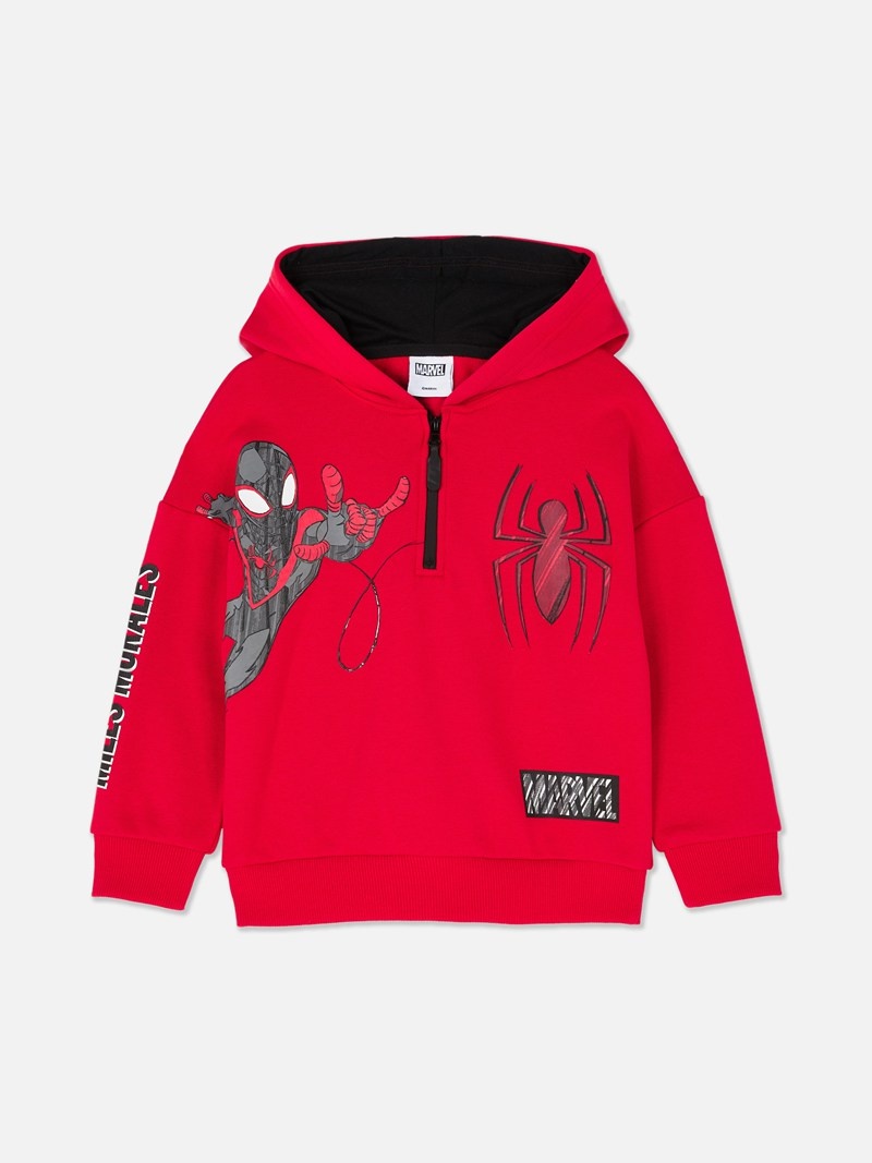 Ropa Primark Marvel SpiderMan Miles Morales Hoodie Niños Rojas | 8901YWGAC