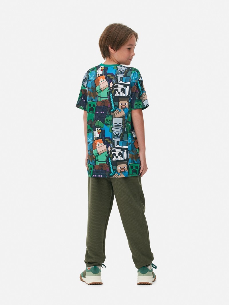 Ropa Primark Minecraft Estampadas Niños Multicolor | 1350SOMCP