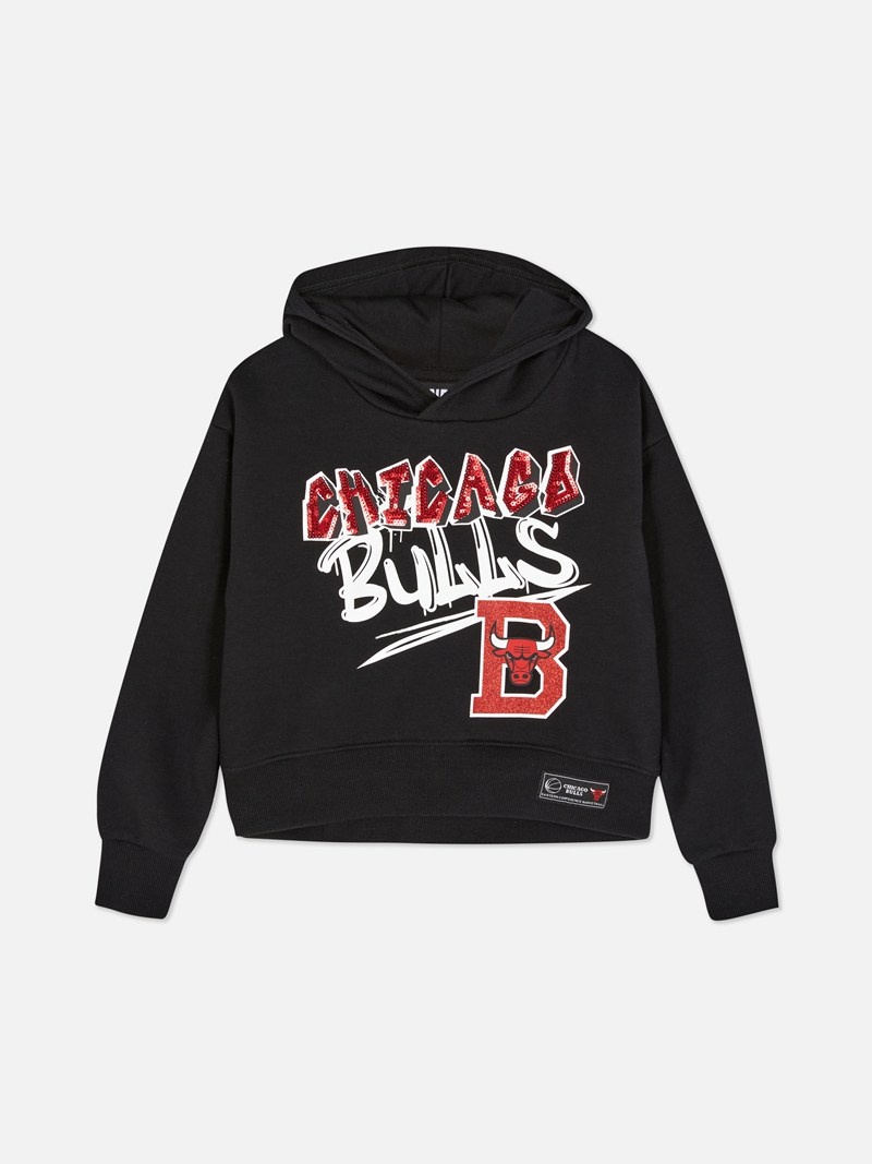 Ropa Primark NBA Chicago Bulls Hoodie Set Niños Negras | 1647AXCSZ