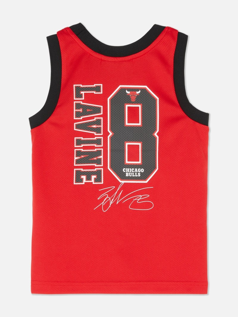 Ropa Primark NBA Chicago Bulls Sports Tank Niños Rojas | 5312BHFXW