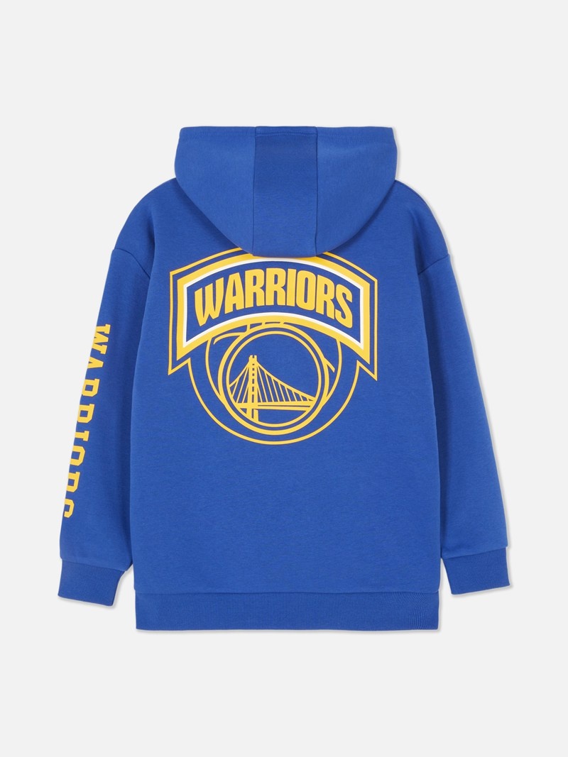 Ropa Primark NBA Golden State Warriors Hoodie Niños Azules | 1608YTVGR