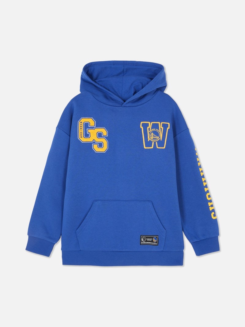 Ropa Primark NBA Golden State Warriors Hoodie Niños Azules | 1608YTVGR