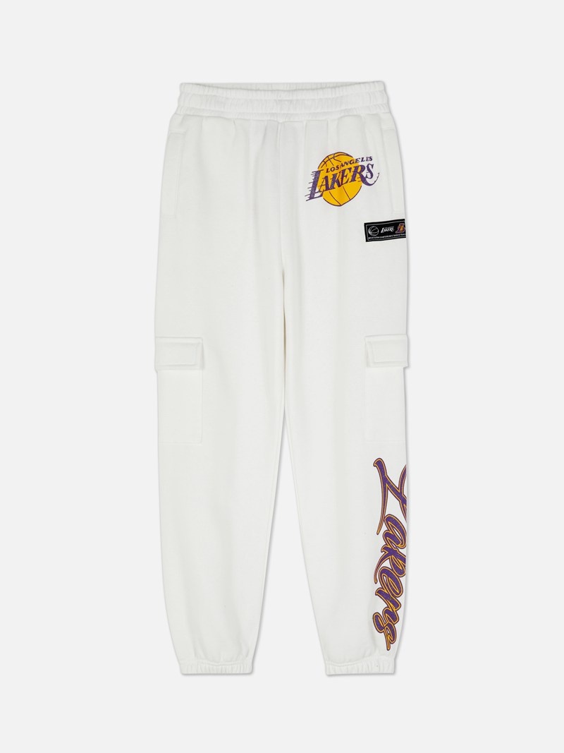 Ropa Primark NBA Los Angeles Lakers Cargo Set Niños Blancas | 4653HTZLF