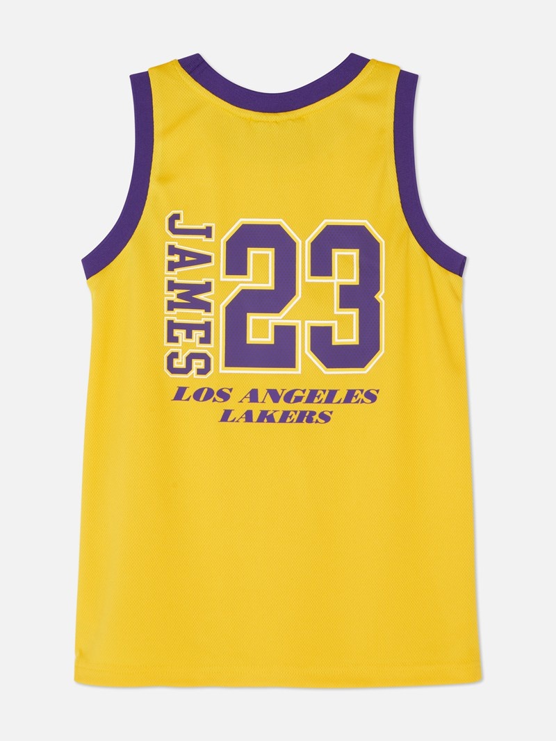 Ropa Primark NBA Los Angeles Lakers Sports Tank Niños Amarillo | 7810YNWVR