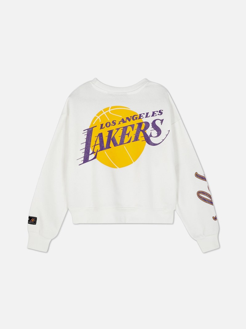 Ropa Primark NBA Los Angeles Lakers Sweat Set Niños Blancas | 4536TBHPC