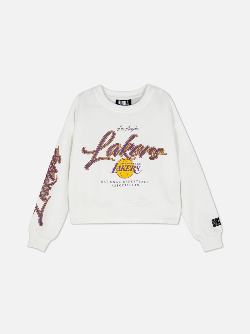 Ropa Primark NBA Los Angeles Lakers Sweat Set Niños Blancas | 4536TBHPC