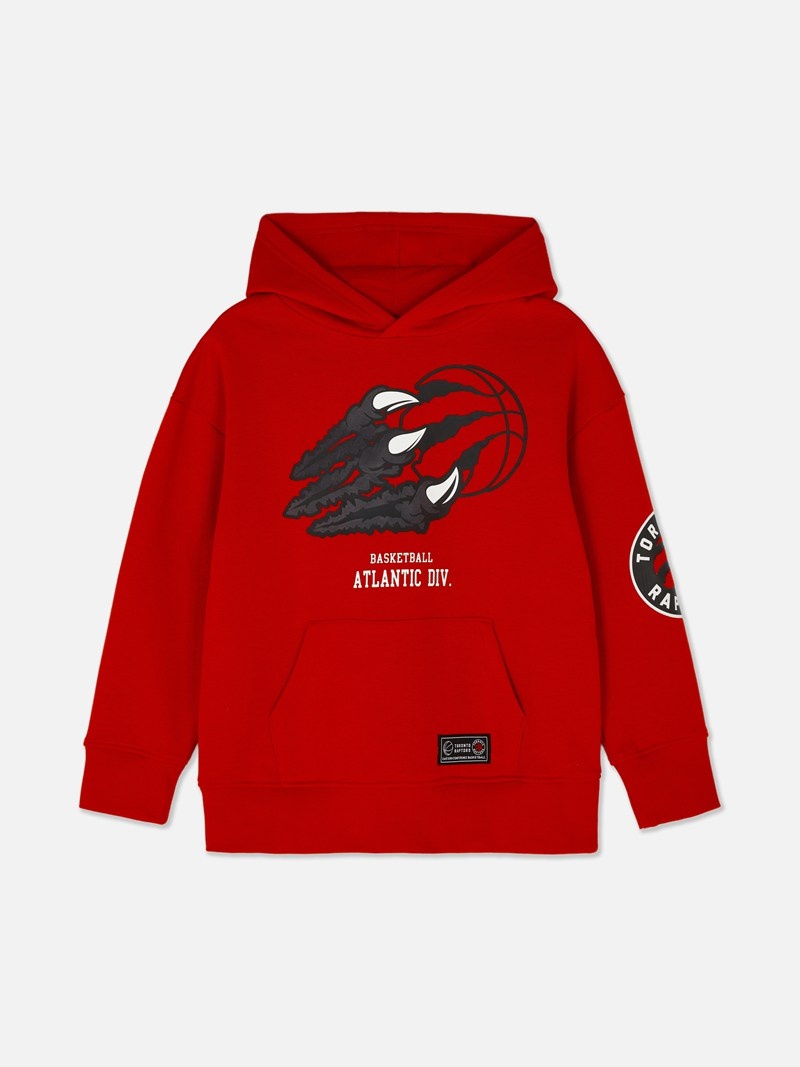 Ropa Primark NBA Toronto Raptors Pullover Hoodie Niños Rojas | 2914LAROM