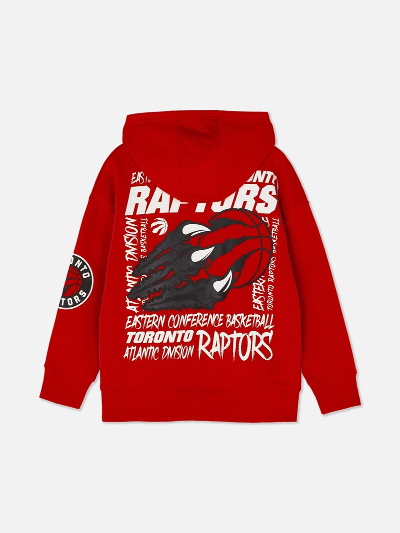 Ropa Primark NBA Toronto Raptors Pullover Hoodie Niños Rojas | 2914LAROM