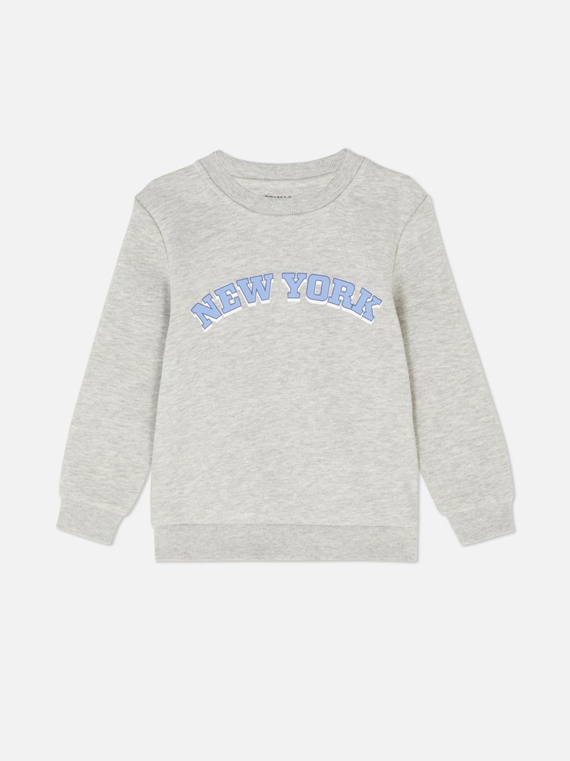 Ropa Primark New York Estampadas Sweat Niños Gris | 9765MJNLH