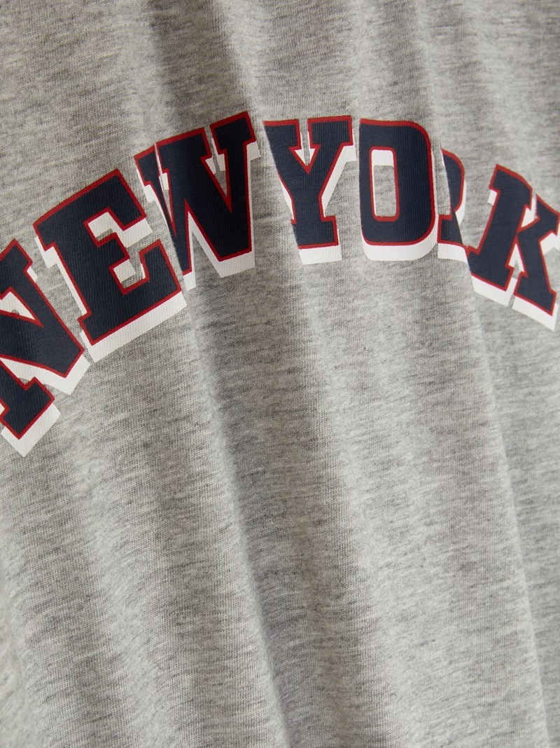 Ropa Primark New York Sleeve Niños Gris | 8730XTPGL