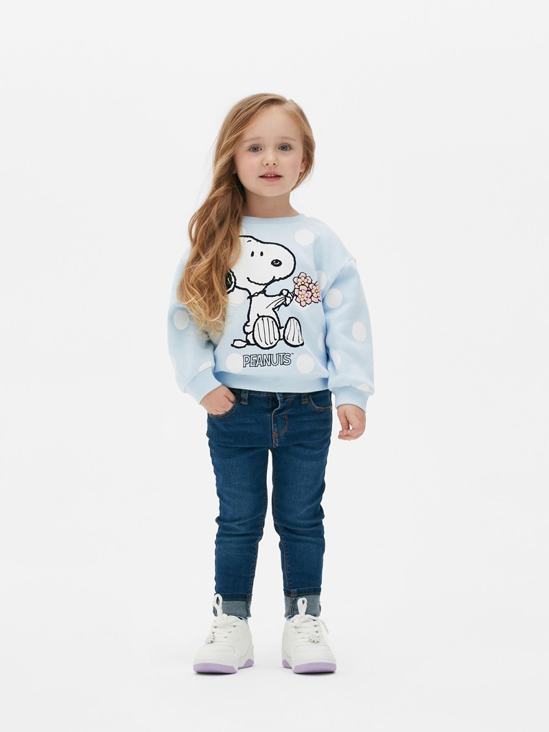 Ropa Primark Peanuts Snoopy Polka Dot Sweat Niños Azules | 9510SZVKO