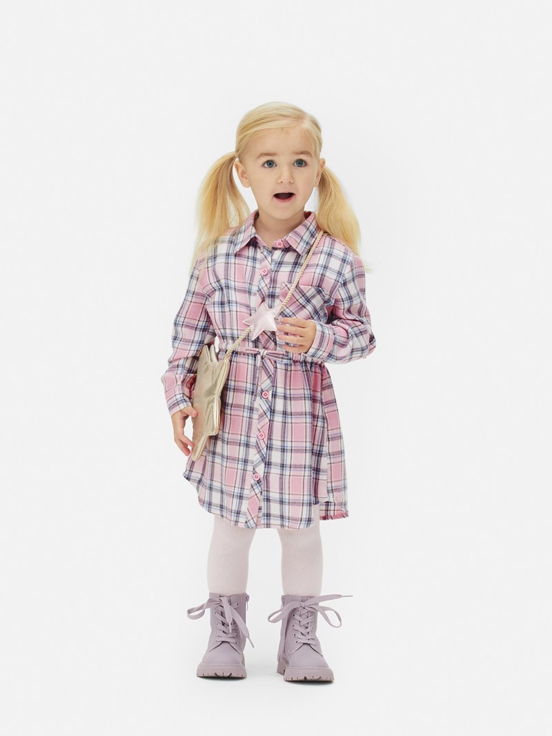 Ropa Primark Plaid Niños Rosas | 2385QREXS