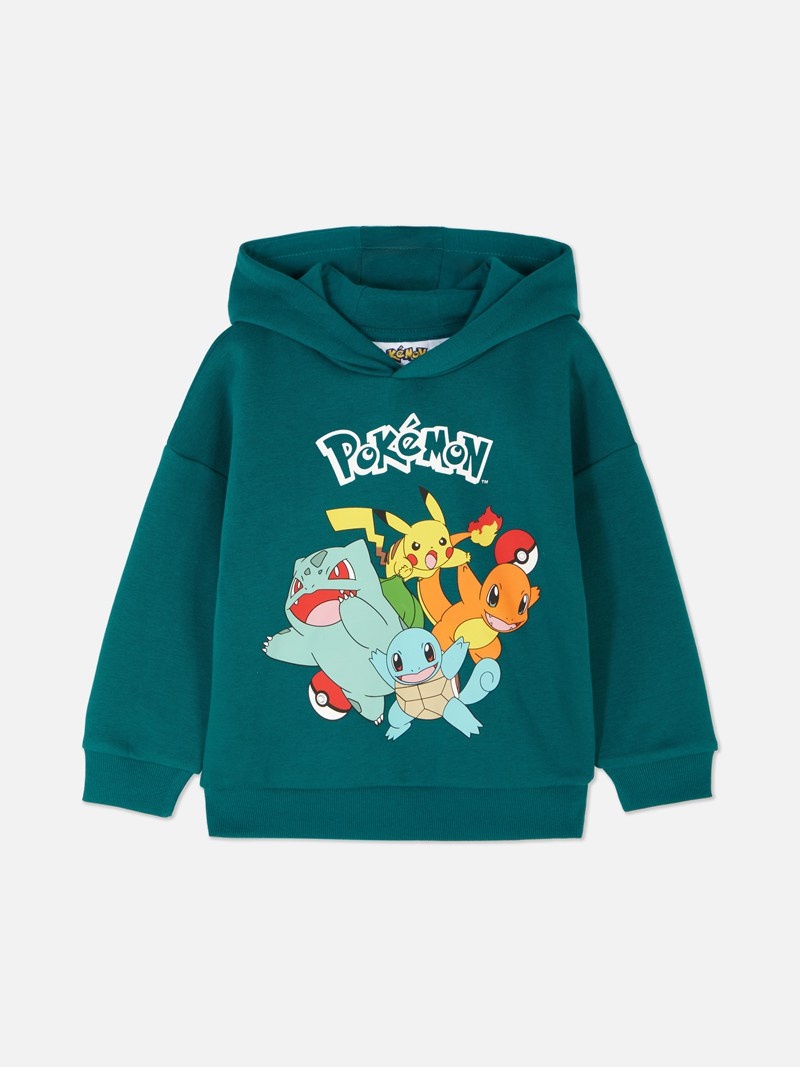 Ropa Primark Pokémon Kanto Starter Hoodie Niños Turquesa | 5913VHFAZ