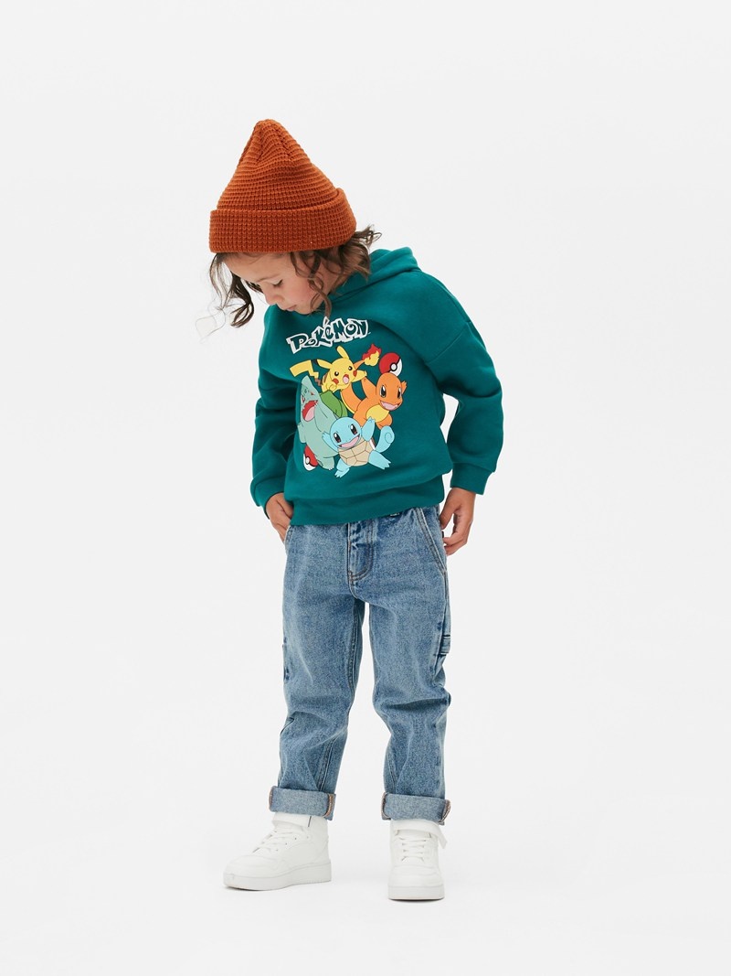 Ropa Primark Pokémon Kanto Starter Hoodie Niños Turquesa | 5913VHFAZ