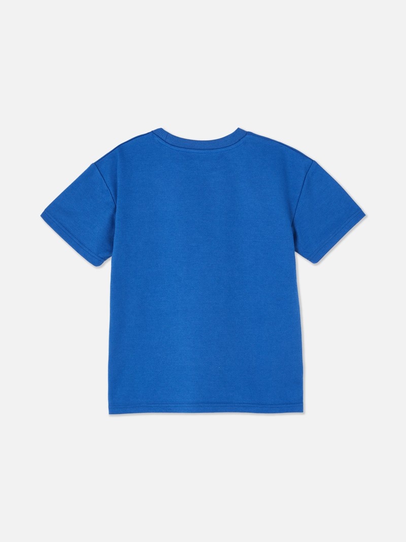 Ropa Primark Print Sleeve Niños Azules | 0368QZBPK