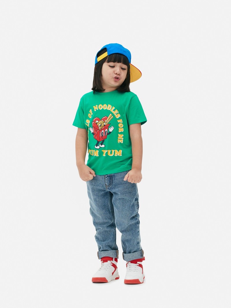 Ropa Primark Printed Niños Verde | 6079PMRKO