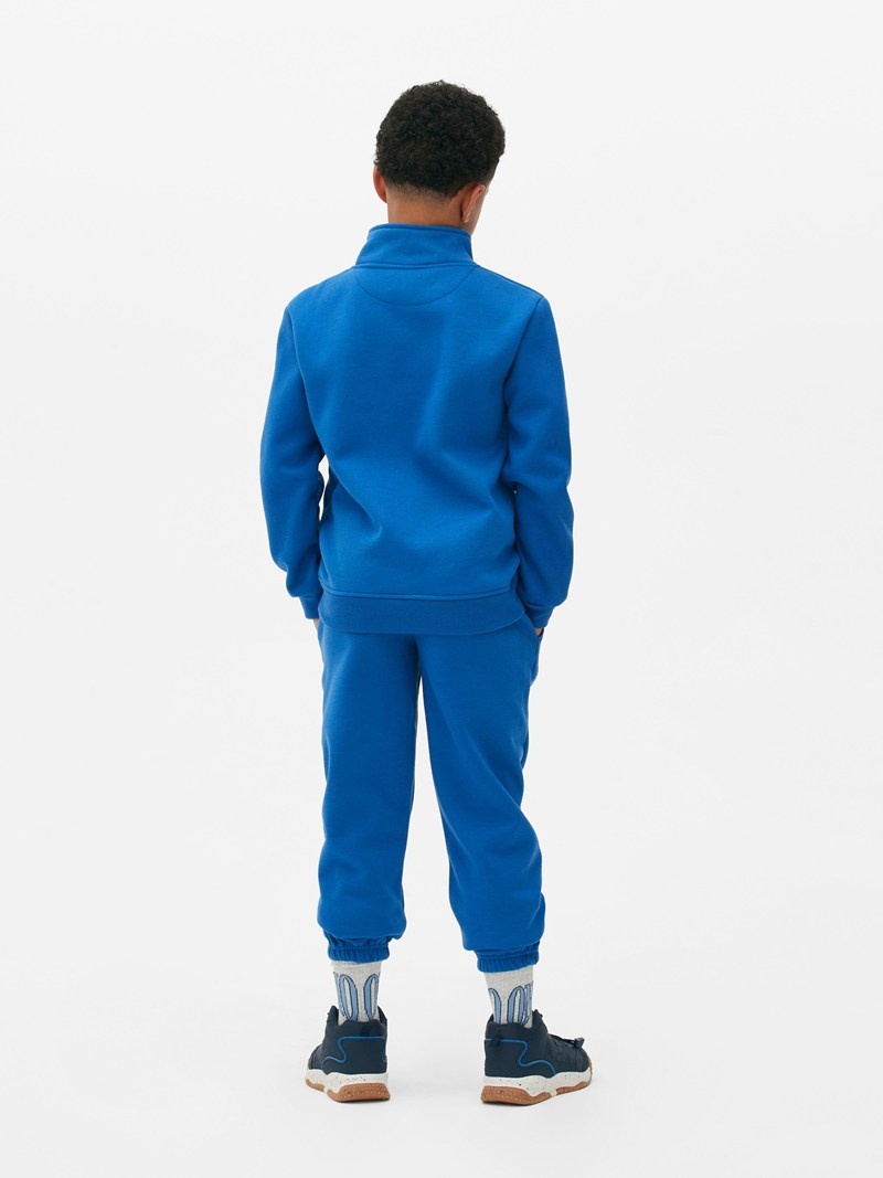 Ropa Primark Quarter Zip Sweat Niños Azules | 4157VJWBG